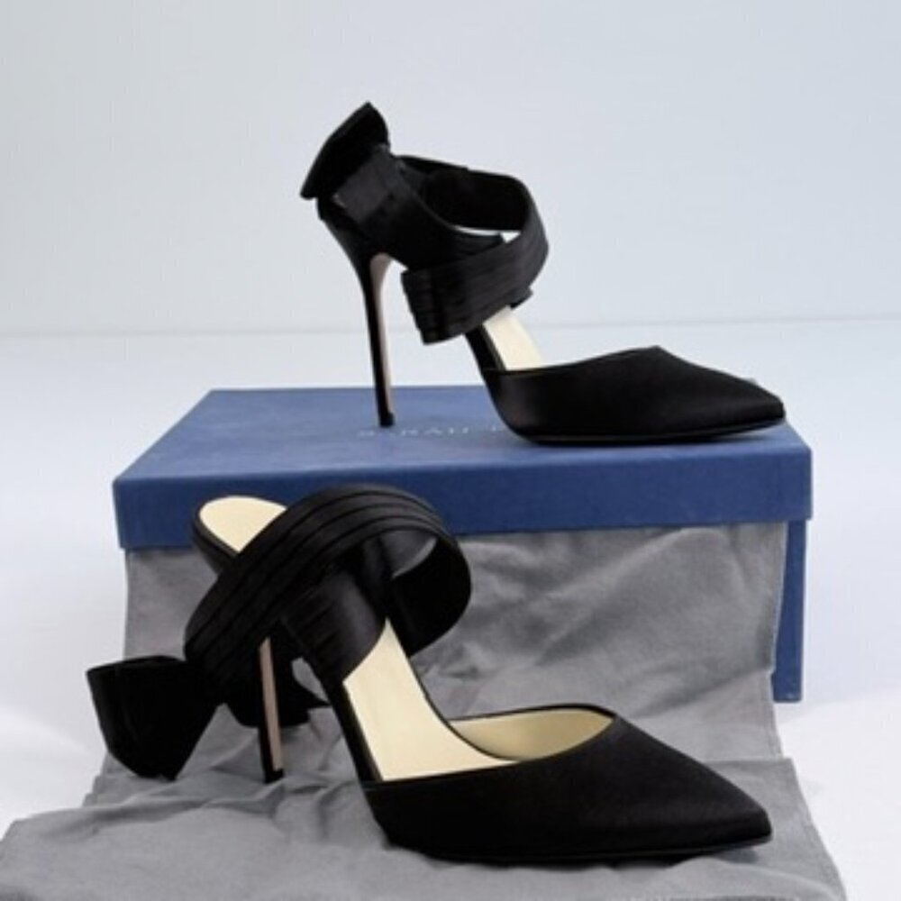 Sarah Flint - Kara 100mm - Black Satin 39/8.5